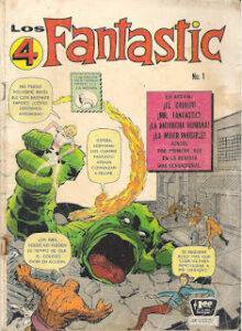 Los Cuatro Fantásticos Historieta # 01 Marvel Comics